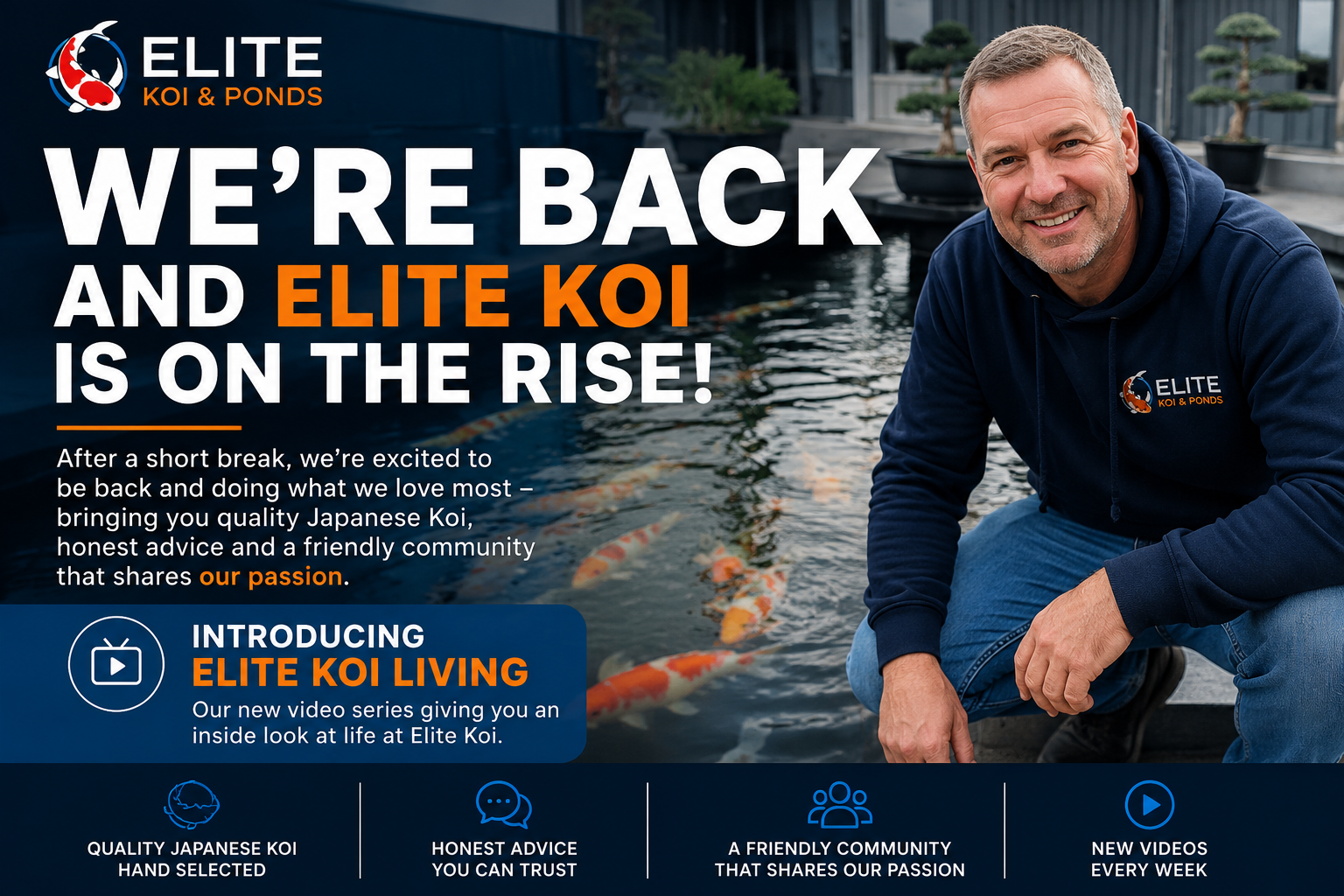 We’re Back – Elite Koi Is On The Rise Again