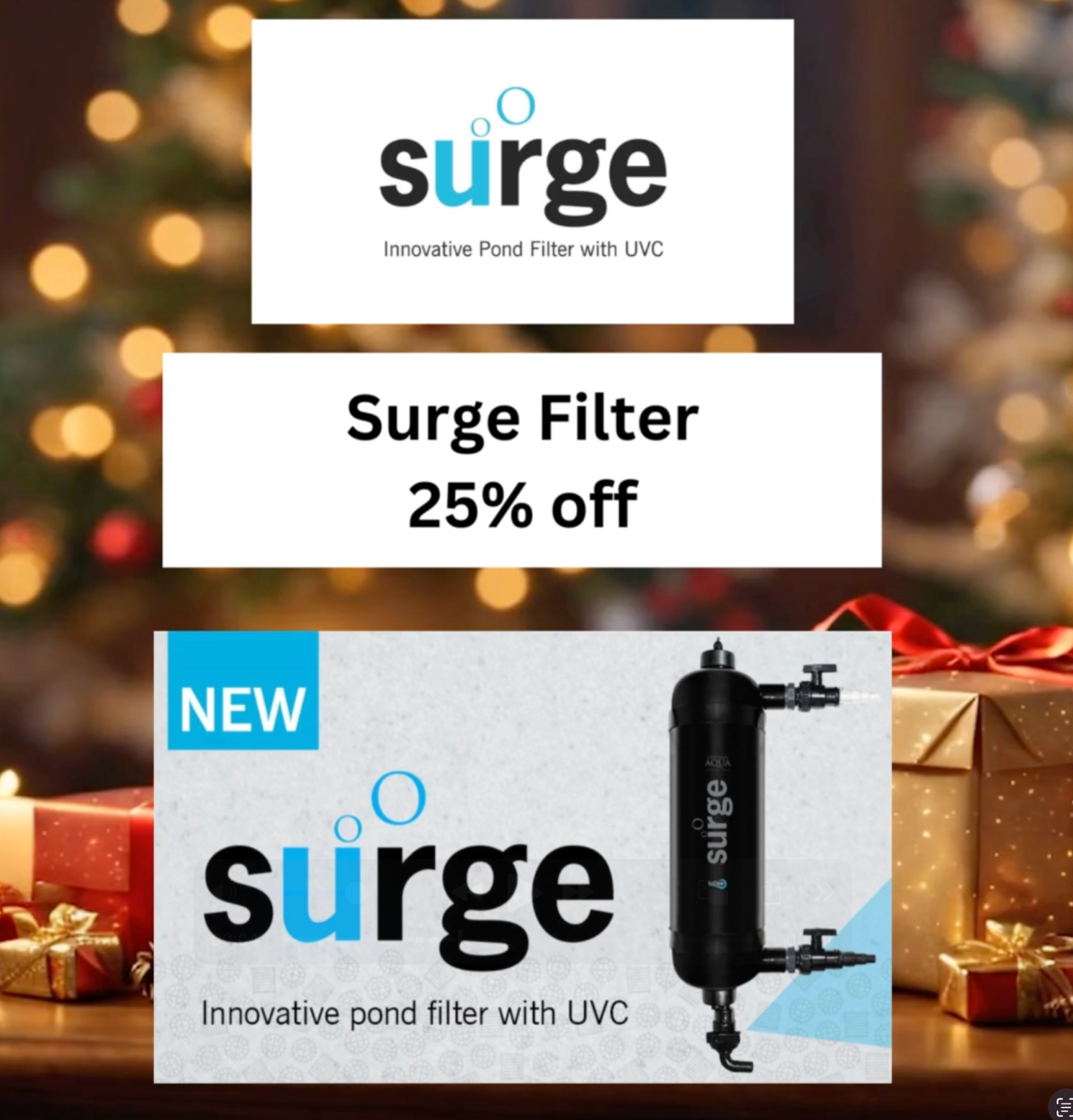 🎄 Day 3 Christmas Deal: 25% OFF Surge Filter! 🎄