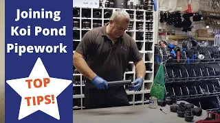 How to glue and fit Pond / Swimming Pool Pipework and Fittings - Top Tips