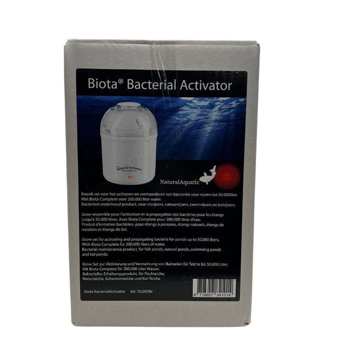 Biota Bacterial Activator 200,000 lt Filter Booster Kit - Improve your water quality