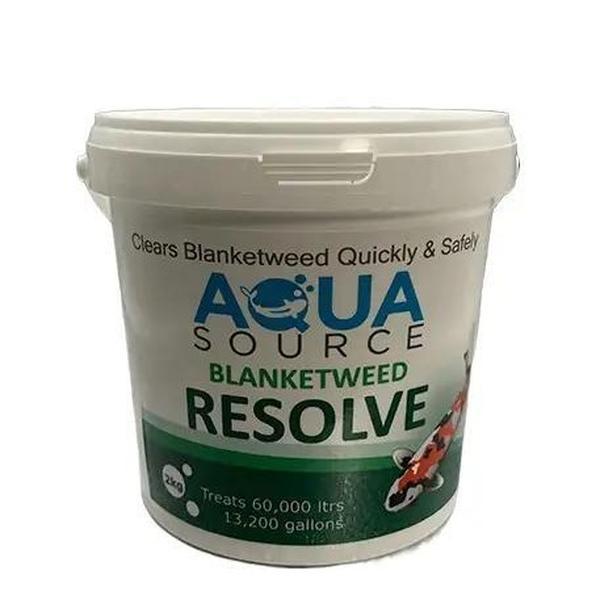 Aqua Source Blanketweed Resolve  – completely free from algaecides, biocides, pesticides, ammonium compounds, and metal salts.