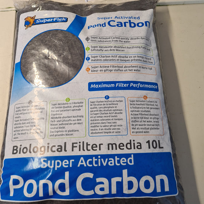 Activated carbon for ponds - detoxify pond water - Elite Koi