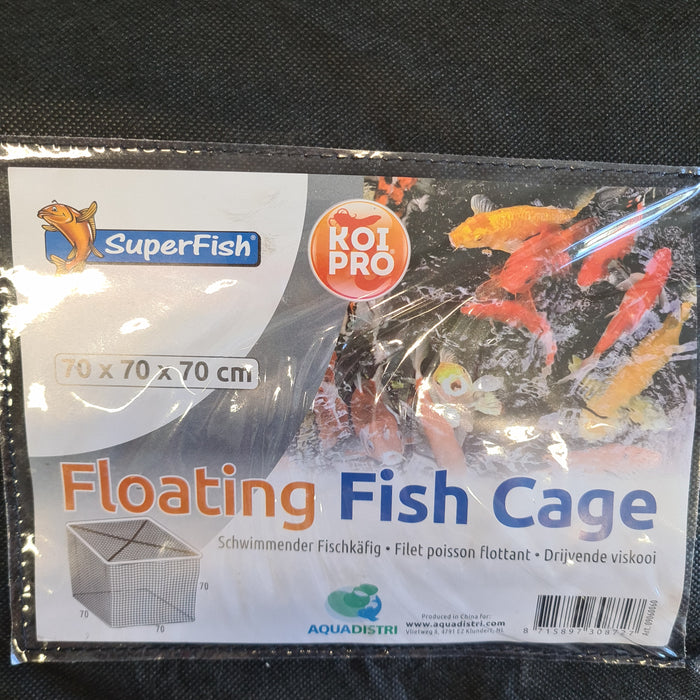 SuperFish Floating Fish Net / Cage 70x70x70cm