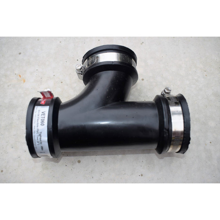 Rubber Flexi Pond Pipe Fittings, T Piece