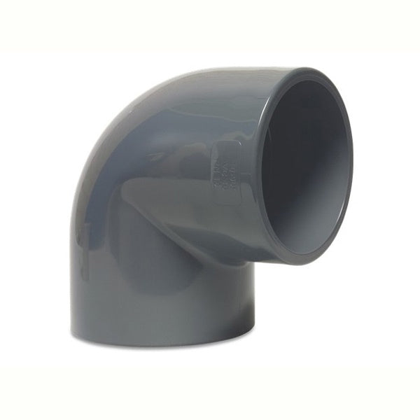 90° Degree Plain Elbow pressure pipe (Grey)