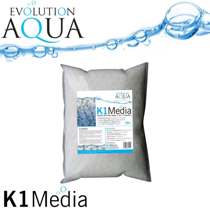K1 Media 50 Litres - Moving Bed Media - Evolution Aqua
