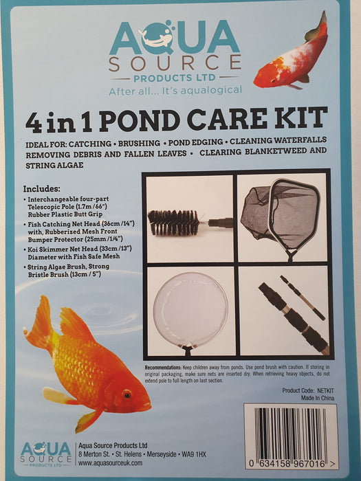 Aqua Source 4 in 1 Pond Care Kit