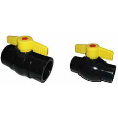Kockney Koi Black Waste Ball Valves