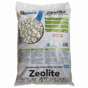 Zeolite absorbs the ammonia in your Koi Pond